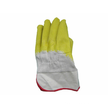Heavy Duty Safety Cuff Latex Coated Working Glove-5207